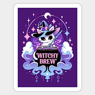 Witchy Cat Potion - Kawaii Magic Magnet